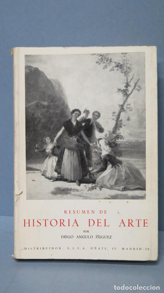 Libros de segunda mano: RESUMEN DE HISTORIA DEL ARTE. DIEGO ANGULO - Foto 1