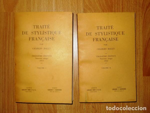 Libros de segunda mano: BALLY, Charles. Trait&eacute; de stylistique franc?aise - Foto 1