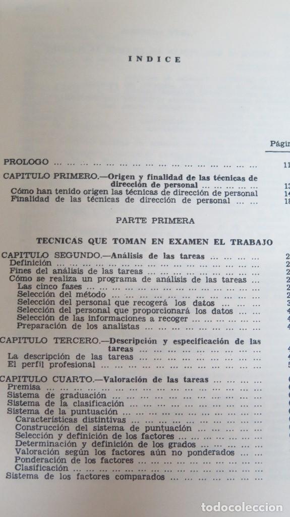 Libros de segunda mano: TECNICAS MODERNAS DE DIRECCION DE PERSONAL. MIRELLI DUCCESCHI - Foto 2