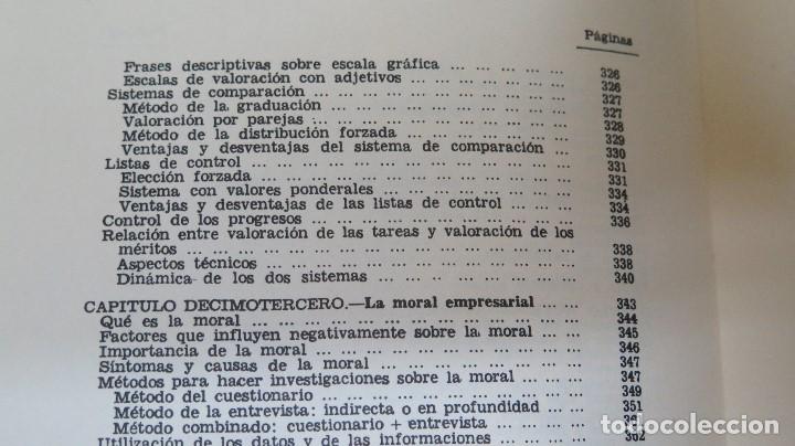 Libros de segunda mano: TECNICAS MODERNAS DE DIRECCION DE PERSONAL. MIRELLI DUCCESCHI - Foto 5