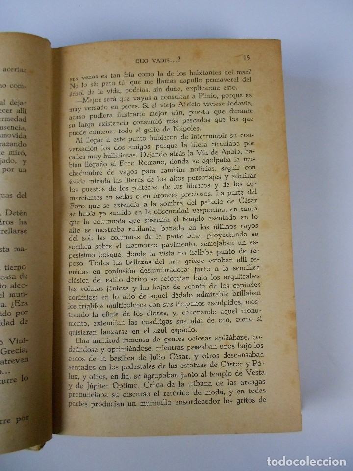 Libros de segunda mano: Quo vadis...?, (E. Sienkiewicz), Apostolado de la prensa 1939 - Foto 5