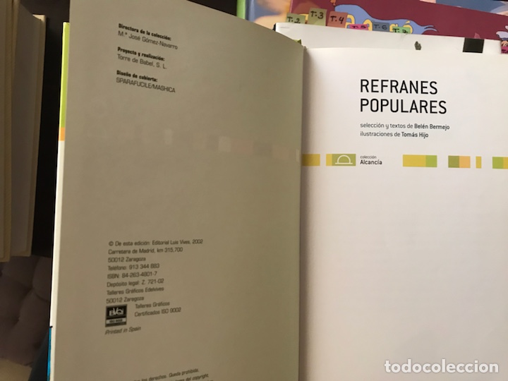 Libros de segunda mano: Refranes populares. Edelvives - Foto 2