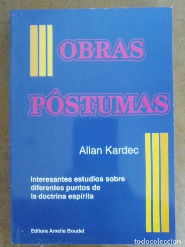 Libros de segunda mano: OBRAS POSTUMAS (ALLAN KARDEC) ED. AMELIA BOUDET - COMO NUEVO - Foto 1