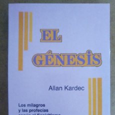Libros de segunda mano: EL GENESIS (ALLAN KARDEC) ED. AMELIA BOUDET - COMO NUEVO