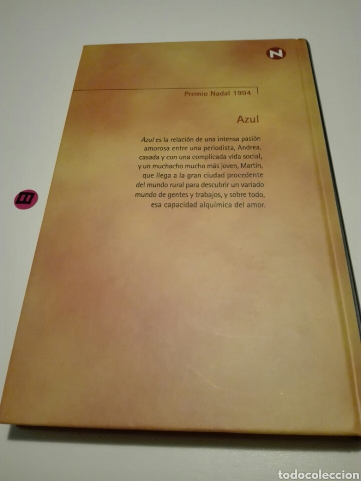 Libros de segunda mano: AZUL. ROSA REGAS. PREMIO NADAL 1994. - Foto 2