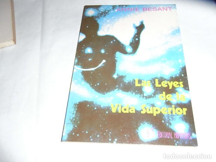Libros de segunda mano: Annie Besant, Las leyes de la vida superior, Humanitas - Foto 1