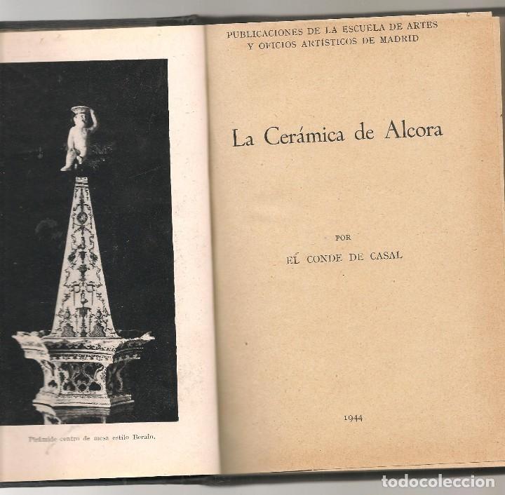 Libros de segunda mano: 6 obras en el mismo tomo ,la ceramica de Alcora,los buratos,los dibujantes espa&ntilde;oles