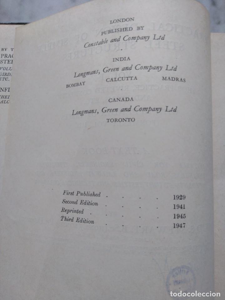 Libros de segunda mano: PRACTICAL DESIGN OF SIMPLE STEEL STRUCTURES I  STEWART. - Foto 4