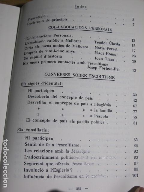 Libros de segunda mano: Converses sobre escoltisme. 25 anys descoltisme a mallorca - Foto 4