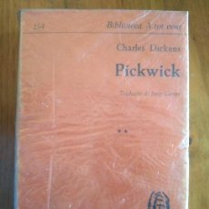 Libros de segunda mano: PICKWICK - CHARLES DICKENS - TRADUCCIO JOSEP CARNER - EDICIONS PROA - 1972 - BIBLIOTECA A TOT VENT. Lote 125371731