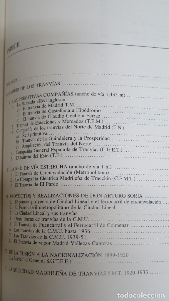 Libros de segunda mano: TRANVIAS DE MADRID. CARLOS LOPEZ - Foto 2