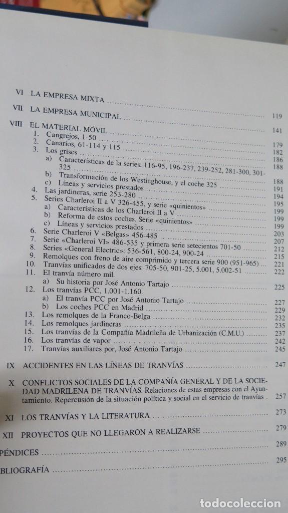 Libros de segunda mano: TRANVIAS DE MADRID. CARLOS LOPEZ - Foto 3