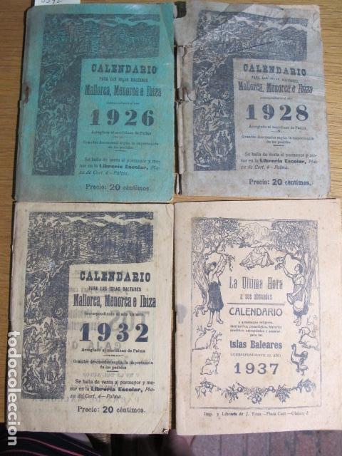 Libros de segunda mano: Calendario para las Islas Baleares, Mallorca, Menorca e Ibiza - Foto 1