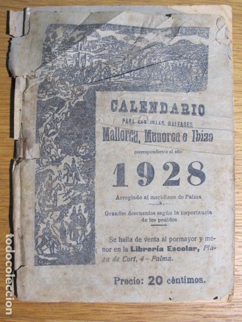 Libros de segunda mano: Calendario para las Islas Baleares, Mallorca, Menorca e Ibiza - Foto 7