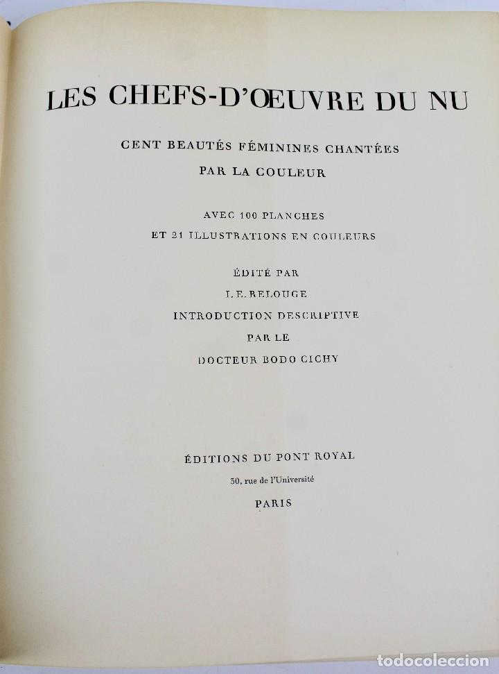 Libros de segunda mano: L- 4892. LES CHEFS-DOEUVRE DU NU. I.E. RELOUGE. 1958. EN FRANCES. - Foto 2