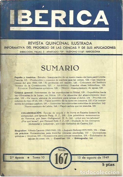 Libros de segunda mano: IBERICA. N. 167. - REVISTA. - Foto 1