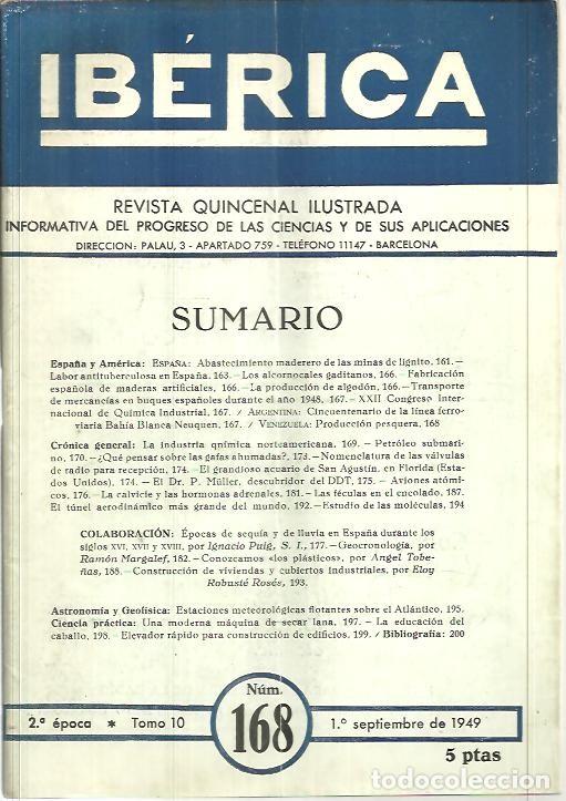 Libros de segunda mano: IBERICA. N. 168. - REVISTA. - Foto 1