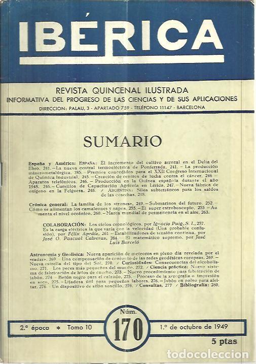 Libros de segunda mano: IBERICA. N. 170. - REVISTA. - Foto 1