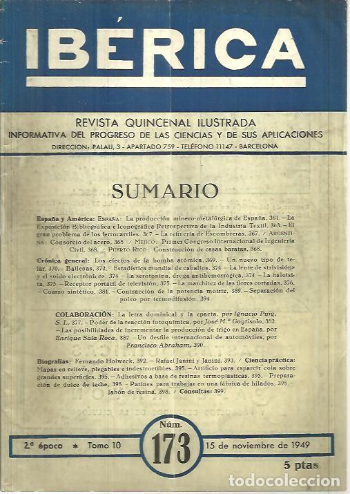 Libros de segunda mano: IBERICA. N. 173. - REVISTA. - Foto 1