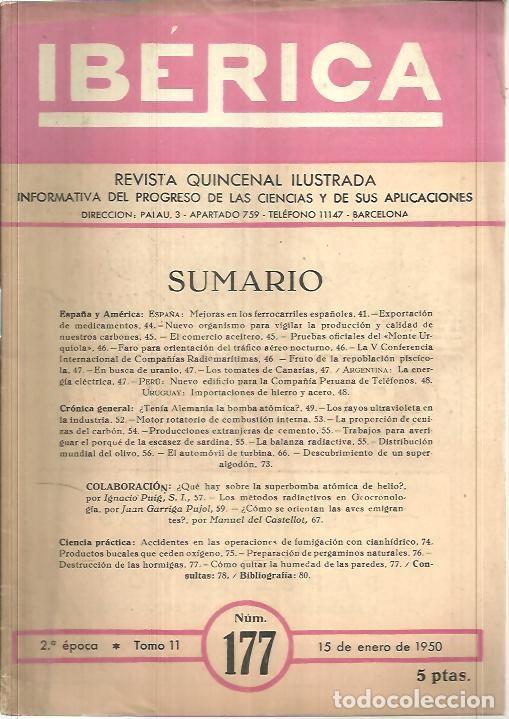Libros de segunda mano: IBERICA. N. 177. - REVISTA. - Foto 1