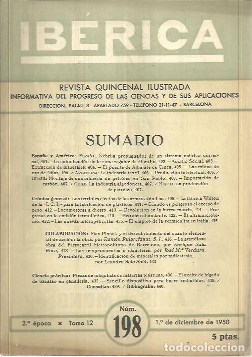 Libros de segunda mano: IBERICA. N. 198. - REVISTA. - Foto 1