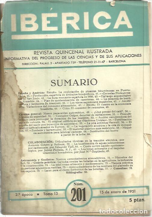 Libros de segunda mano: IBERICA. N. 201. - REVISTA. - Foto 1