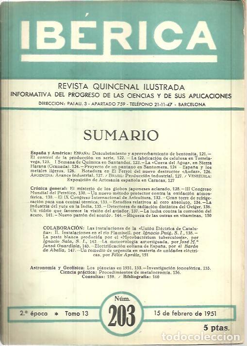 Libros de segunda mano: IBERICA. N. 203. - REVISTA. - Foto 1