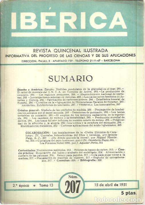 Libros de segunda mano: IBERICA. N. 207. - REVISTA. - Foto 1