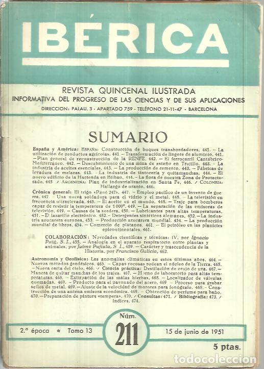 Libros de segunda mano: IBERICA. N. 211. - REVISTA. - Foto 1