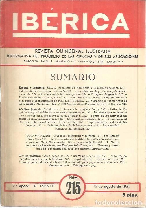 Libros de segunda mano: IBERICA. N. 215. - REVISTA. - Foto 1