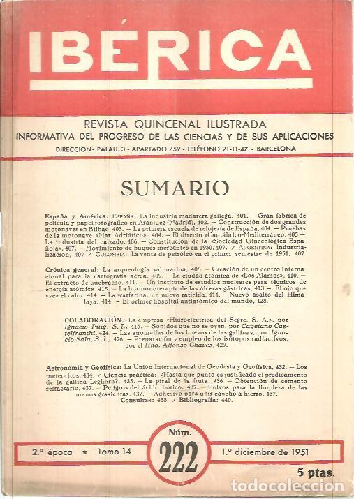 Libros de segunda mano: IBERICA. N. 222. - REVISTA. - Foto 1