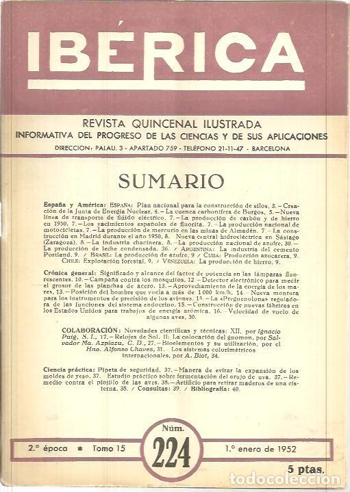 Libros de segunda mano: IBERICA. N. 224. - REVISTA. - Foto 1
