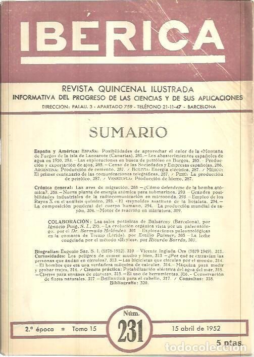 Libros de segunda mano: IBERICA. N. 231. - REVISTA. - Foto 1