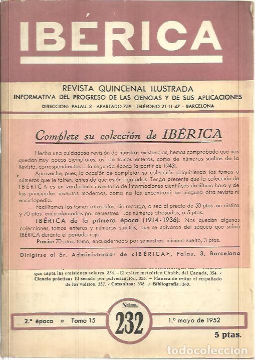 Libros de segunda mano: IBERICA. N. 232. - REVISTA. - Foto 1