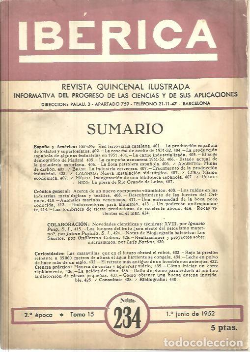 Libros de segunda mano: IBERICA. N. 234. - REVISTA. - Foto 1
