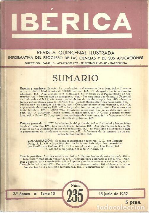 Libros de segunda mano: IBERICA. N. 235. - REVISTA. - Foto 1
