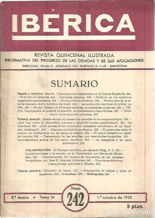 Libros de segunda mano: IBERICA. N. 242. - REVISTA. - Foto 1