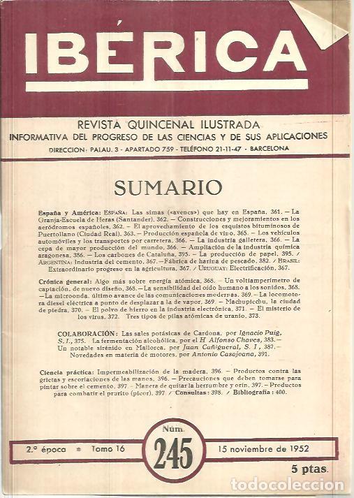 Libros de segunda mano: IBERICA. N. 245. - REVISTA. - Foto 1