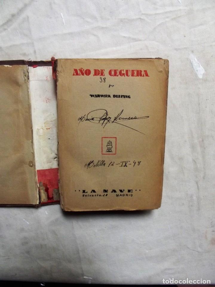 Libros de segunda mano: A&Ntilde;O DE CEGUERA DE WARWICK DEEPING - Foto 1