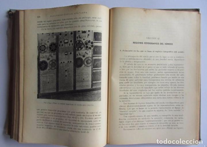 Libros de segunda mano: ELECTROAC&Uacute;STICA APLICADA Editorial Dossat S.A.	1954. - Foto 8