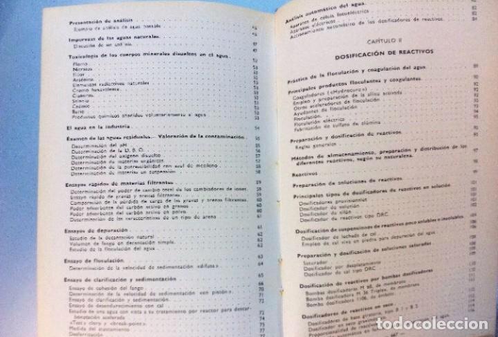 Libros de segunda mano: MANUAL T&Eacute;CNICO DEL AGUA EDIT DEGR&Eacute;MONT 1965. - Foto 3