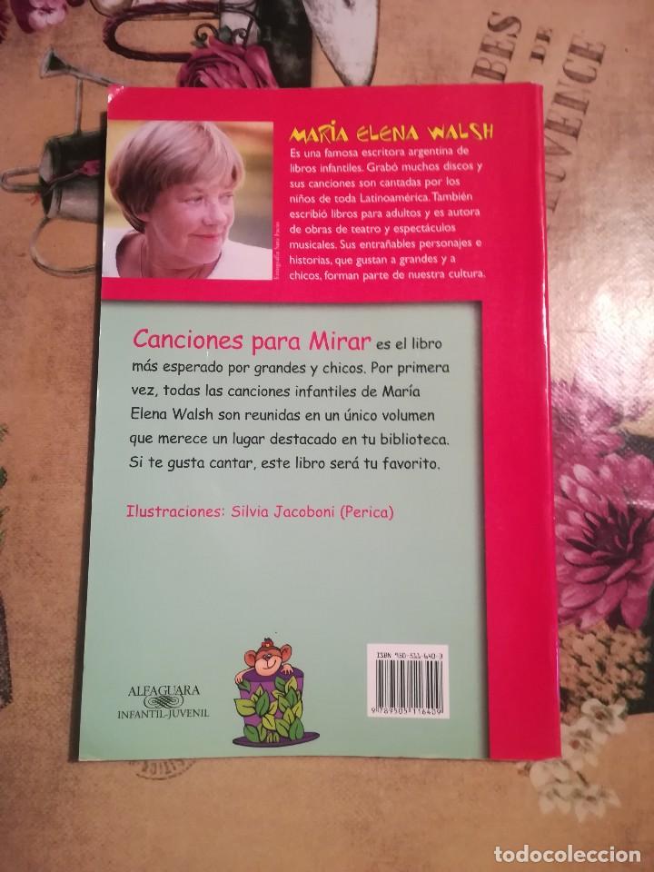 Libros de segunda mano: Canciones para mirar - Mar&iacute;a Elena Walsh - Foto 2