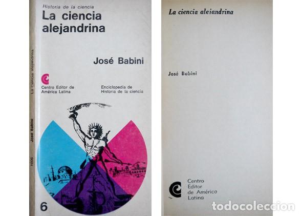 Libros de segunda mano: BABINI, Jos&eacute;.  La Ciencia Alejandrina.  1968. - Foto 1