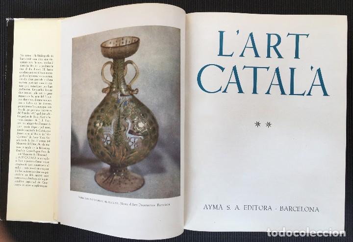 Libros de segunda mano: LART CATALA, DE LA EDITORIAL AYM&Agrave;, S.A., BERCELONA, EN CATALAN - Foto 2