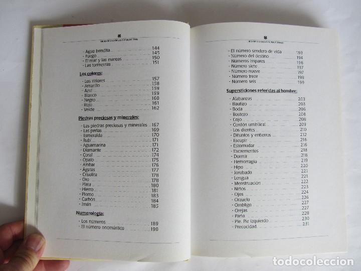 Libros de segunda mano: LIbro de oro de las supersticiones. Mercedes Compte. A&ntilde;il 1999 - Foto 5