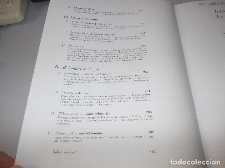 Libros de segunda mano: El mar, Robert C. Miller. Seix Barral 1.974, defectos. - Foto 5