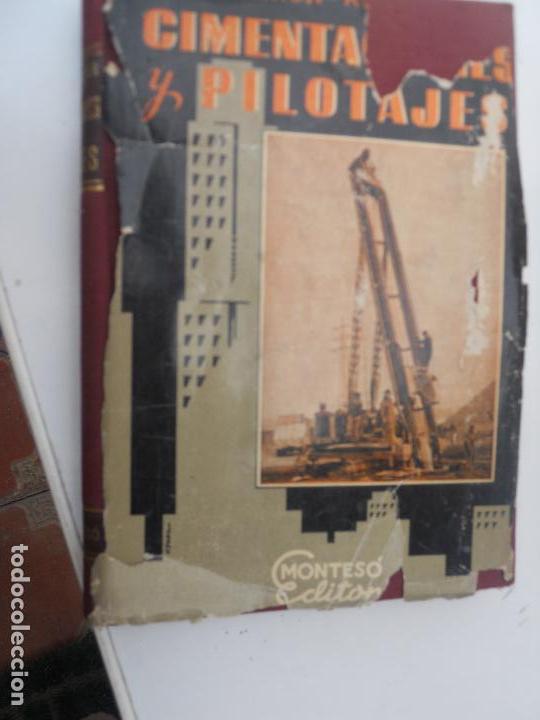 Libros de segunda mano: CIMENTACIONES Y PILOTAJES CARLOS FERRER KUTTER PRIMERA EDICI&Oacute;N A&Ntilde;O 1956. - Foto 1