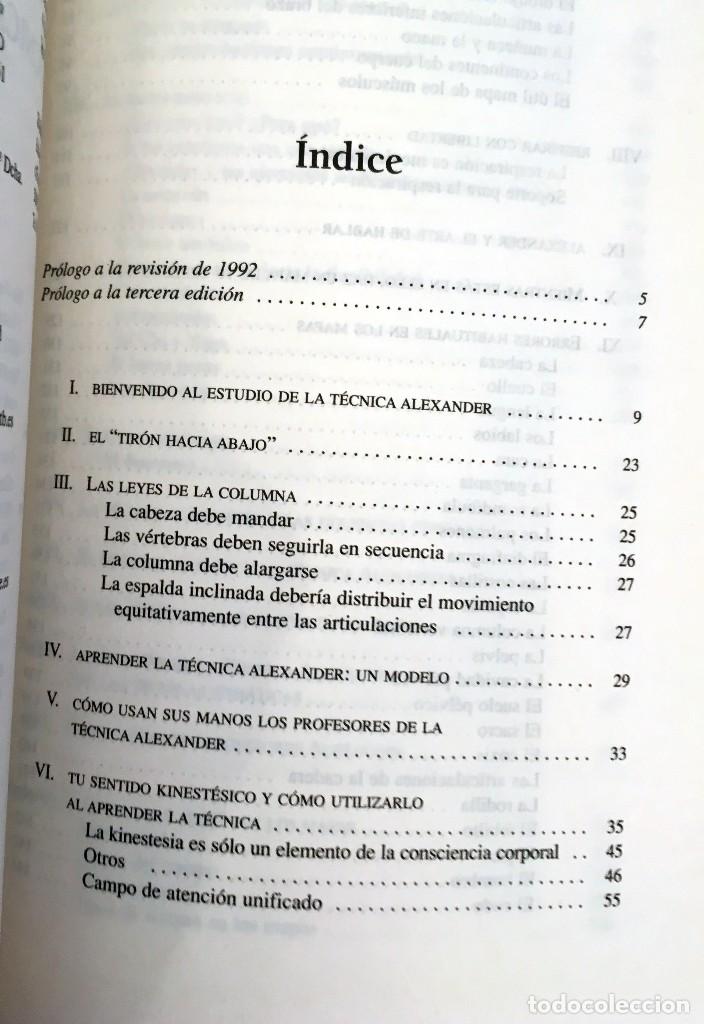 Libros de segunda mano: C&Oacute;MO APRENDER LA T&Eacute;CNICA ALEXANDER - BARBARA & WILLIAM CONABLE - OBELISCO - Foto 5