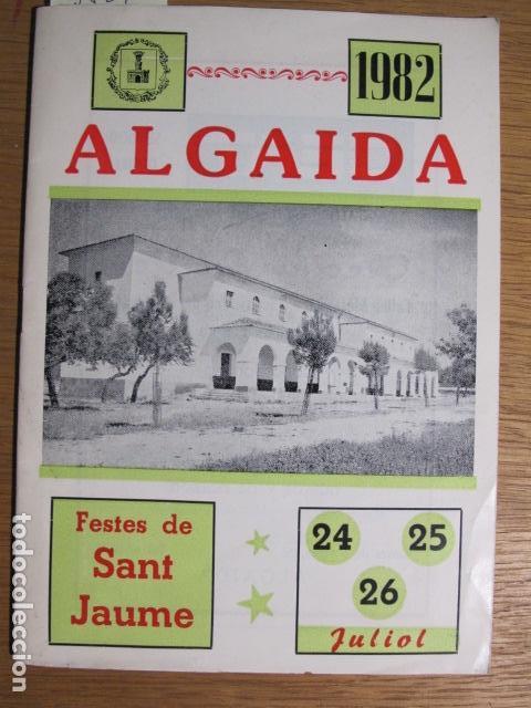 Libros de segunda mano: Algaida 1982. Festes de Sant Jaume. Mallorca, 1982 - Foto 1