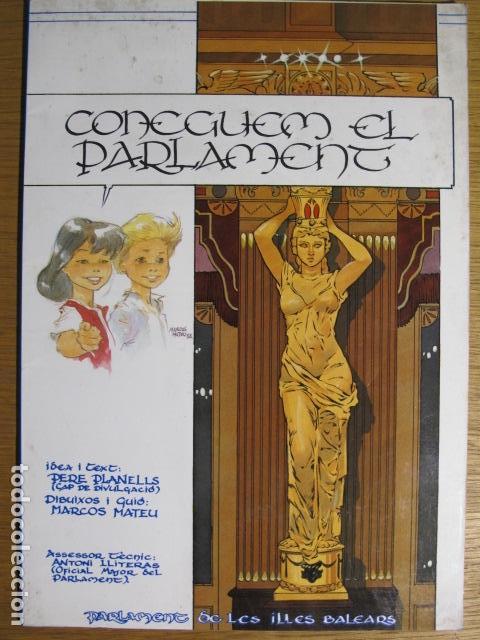 Libros de segunda mano: Coneguem el parlament. Pere Planello i Marcos Mateu. Comic - Foto 1